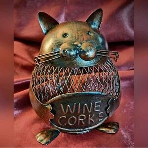 Cat Shaped Wine Cork Holder